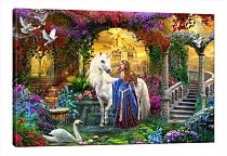5D картина «Единорог принцессы»